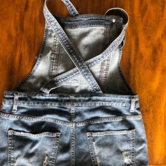 Free People Denim Overalls - Picture 5 of 6